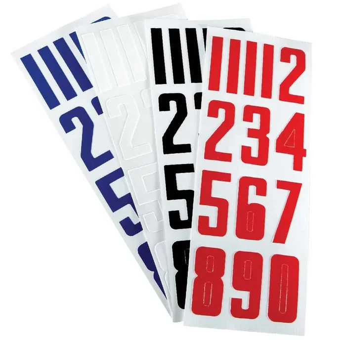 Bauer Helmet Number Decals