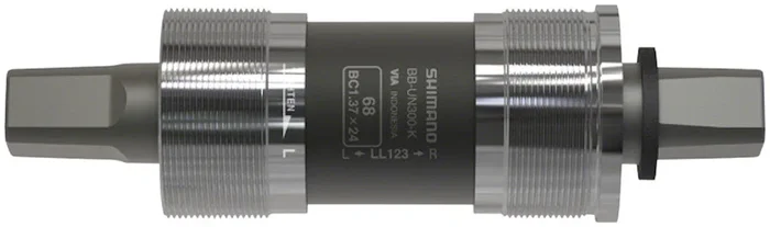 BB-UN300-K Bottom Bracket – English 68 x 117.5mm Spindle Square Taper JIS For Chain Case