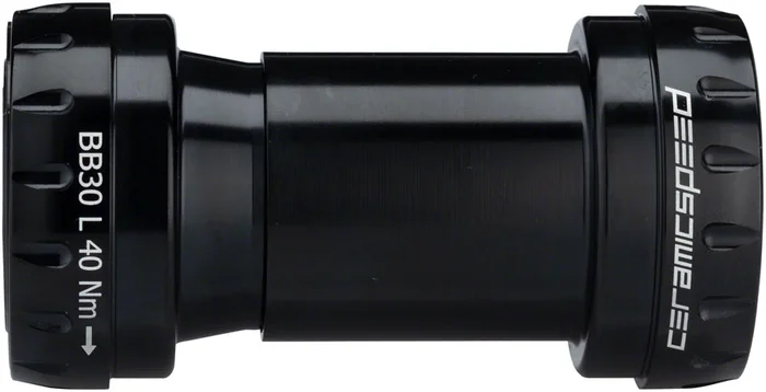 BB30 Road Bottom Bracket – 24mm Spindle Coated Races Black