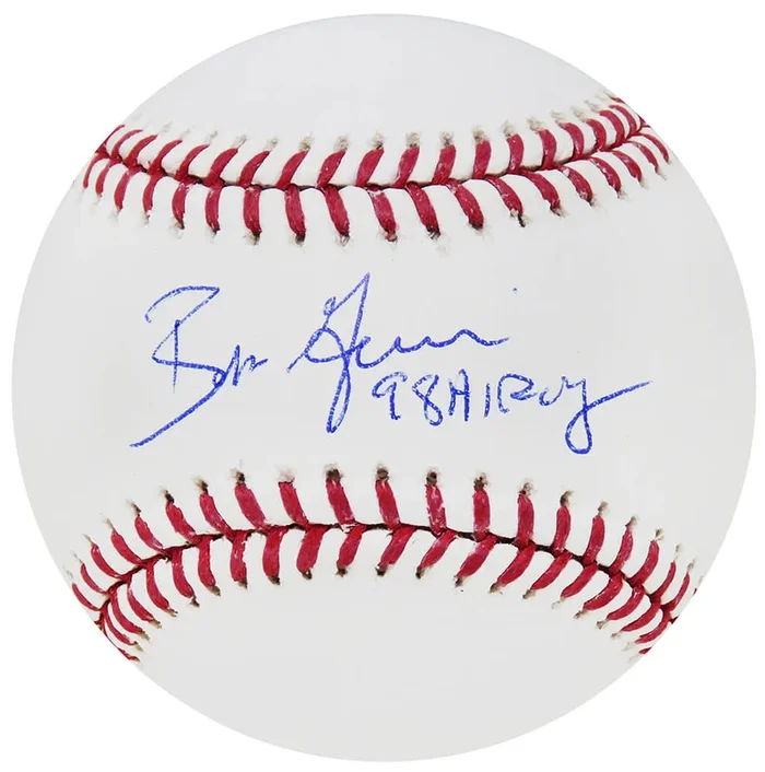 Ben Grieve Signed Rawlings Official MLB Baseball w/98 AL ROY