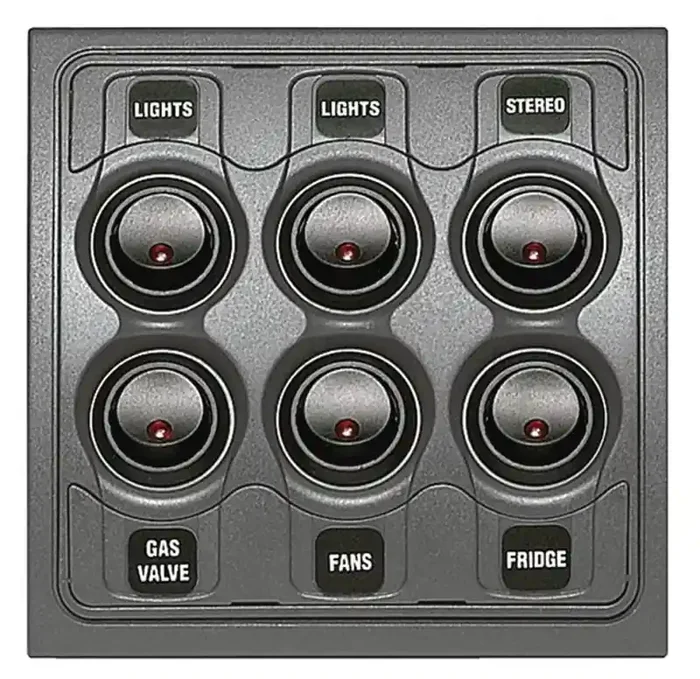 BEP Contour 1000 6-Way Switch Panel
