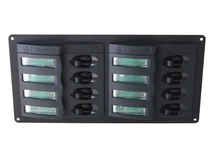 BEP Marine 901H 8-Way Circuit Breaker Switch Panel DC