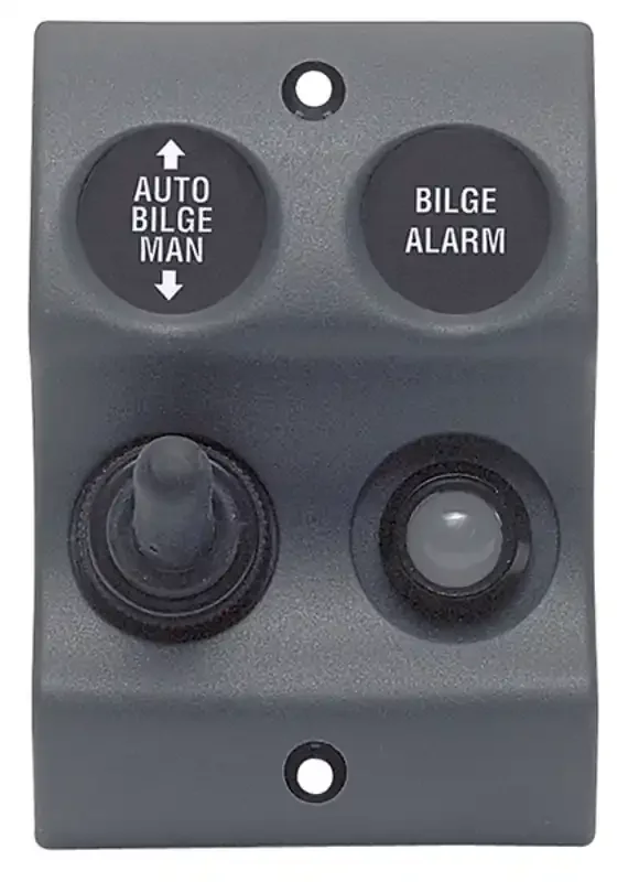 BEP Micro Series Spray Proof Switch Bilge Control Panel with Alarm