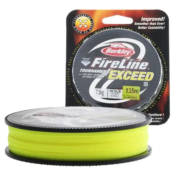 Berkley FireLine Exceed Braid Flame Green 135m 7.5kg 0.20mm