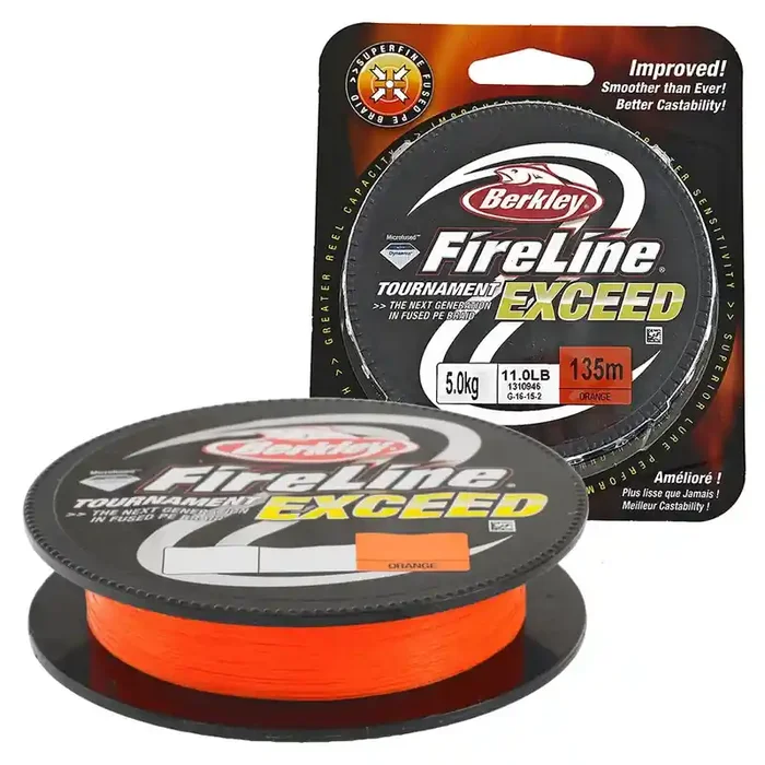 Berkley FireLine Exceed Braid Orange 135m 5kg 0.15mm