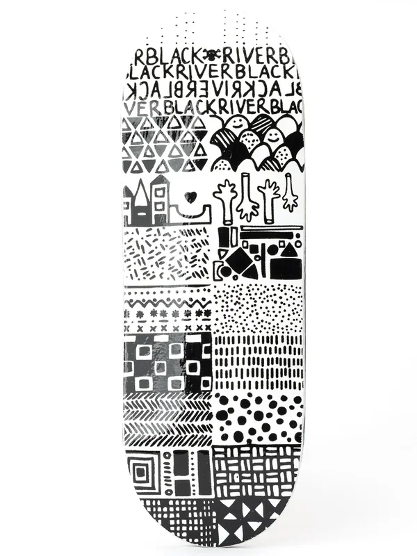 Berlinwood Fingerboard Deck – BR En Voyage Mini Pattern