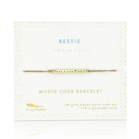 Bestie Morse Code Bracelet