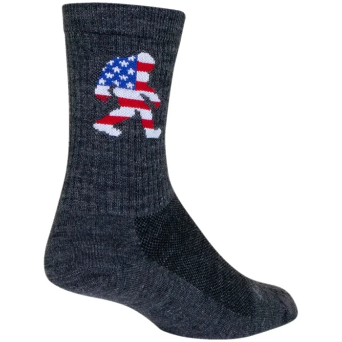 Big Foot Wool Bike Socks – Gray
