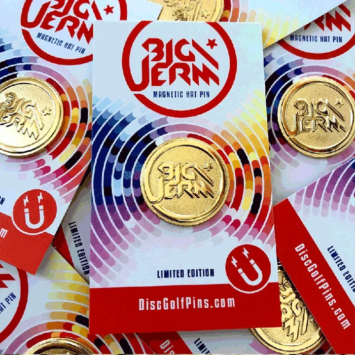 Big Jerm Disc Golf Hat Magnet