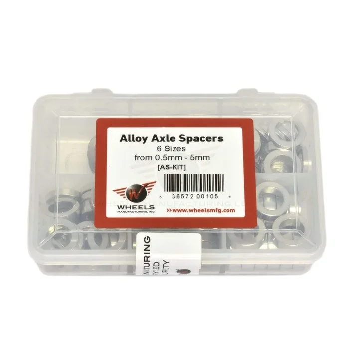 Bike Axle Spacer Kit – .5 to 5mm – 125 Count