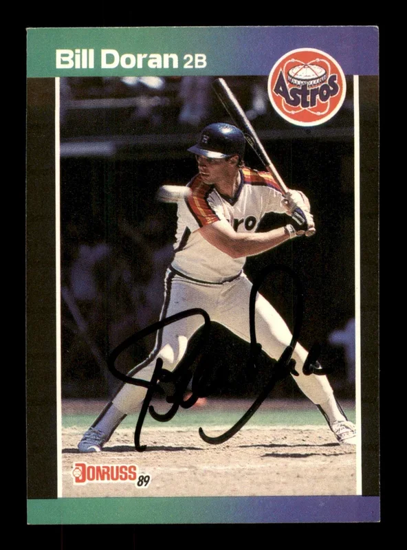 Bill Doran Autographed 1989 Donruss Card #306 Houston Astros SKU #188341