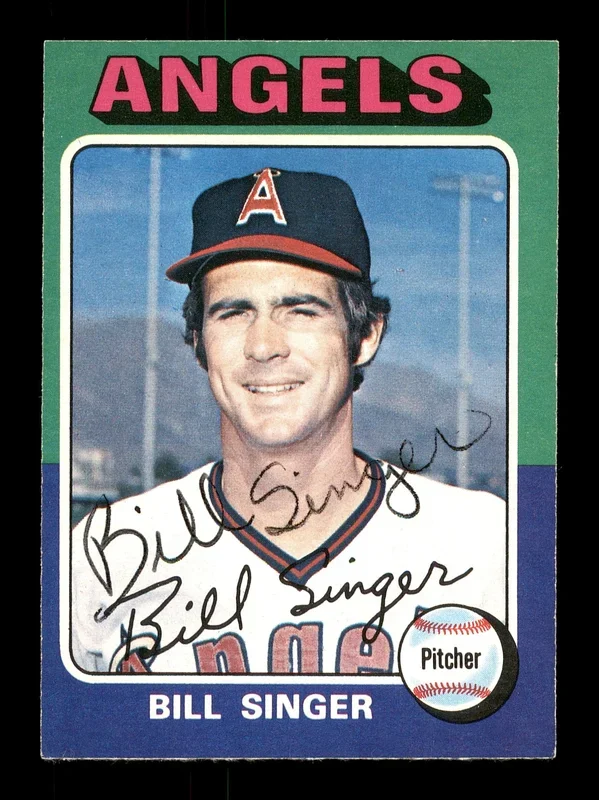 Bill Singer Autographed 1975 O-Pee-Chee Card #40 California Angels SKU #169370