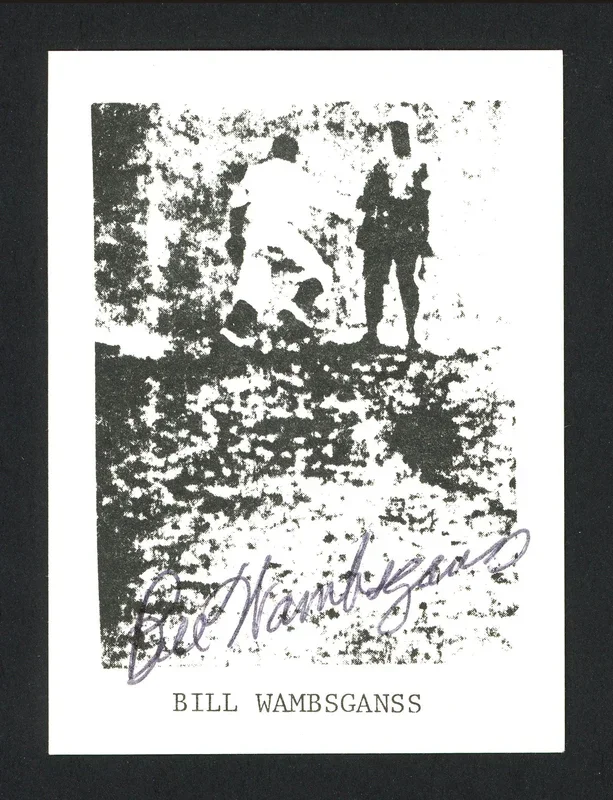 Bill Wambsganss Autographed Trading Card Cleveland Indians SKU #163900