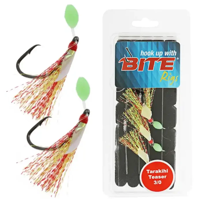 Bite Tarakihi Teaser Flasher Rig 3-Hook 3/0