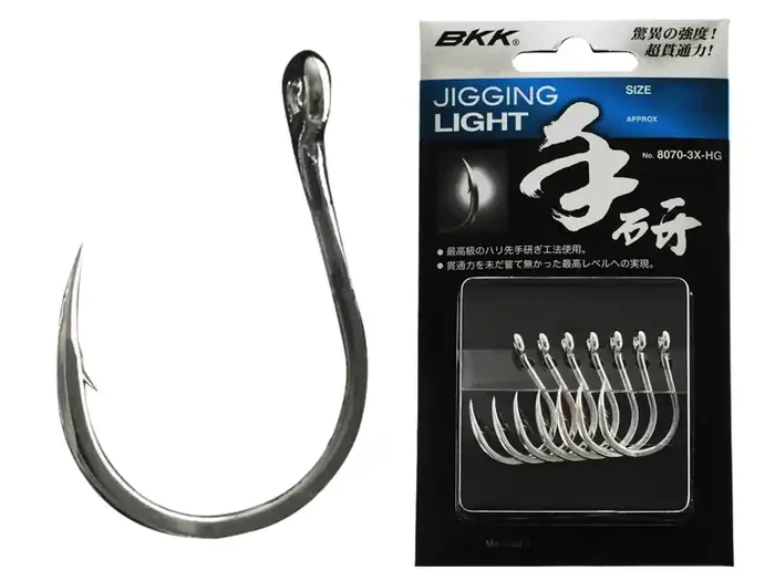BKK 8070-3X-HG Jigging Light Hooks