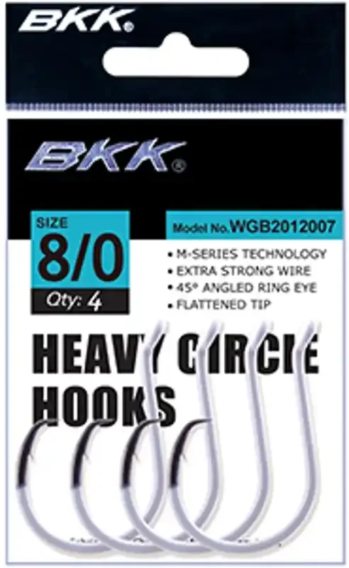 BKK Heavy Circle Hooks Glow