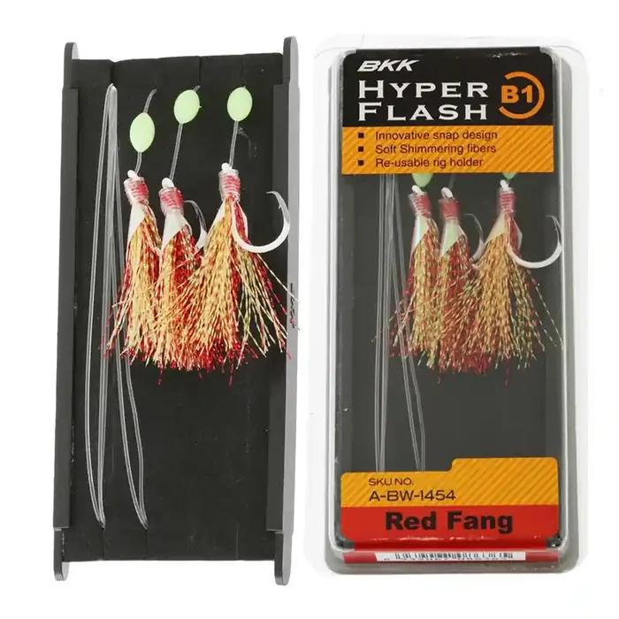 BKK Hyper Flash Flasher Rig B1 Red Fang 1/0
