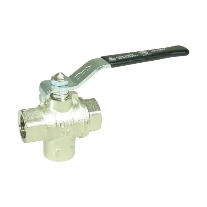 BLA Chrome Plated Brass Three Way Valve – 1/2in