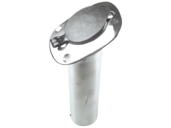 BLA Flush Mount Rod Holder – Cast Stainless Steel with Cap