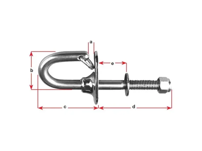 BLA Ski Tow Hook – Stainless Steel