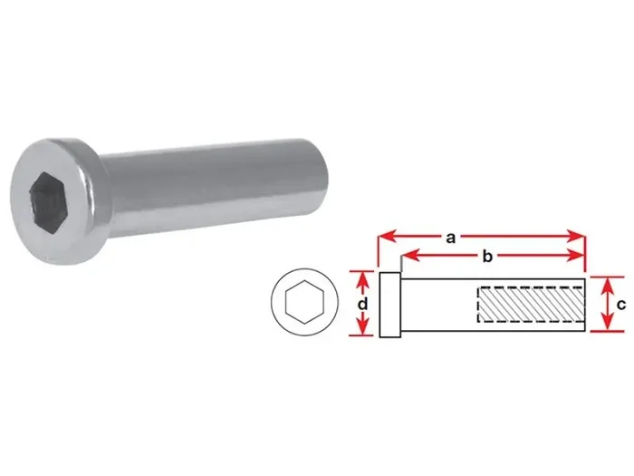BLA Tensioner Socket Head G316 S/S M5