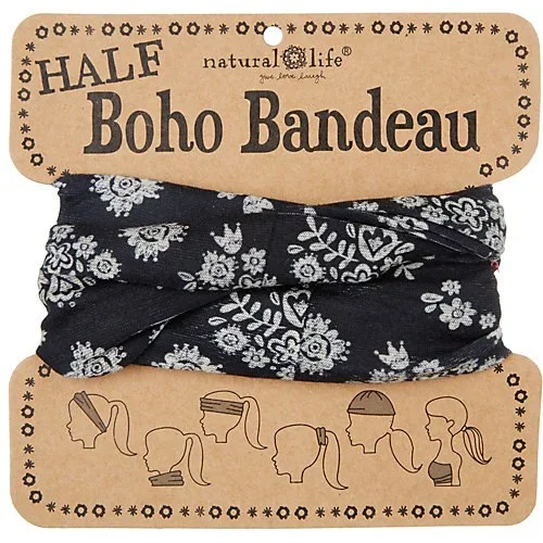 Black Cream Half Bandeau