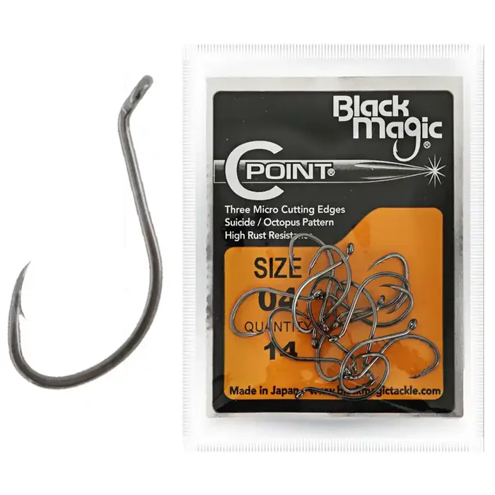 Black Magic C-Point Suicide Hooks Small Pack 04 Qty 14