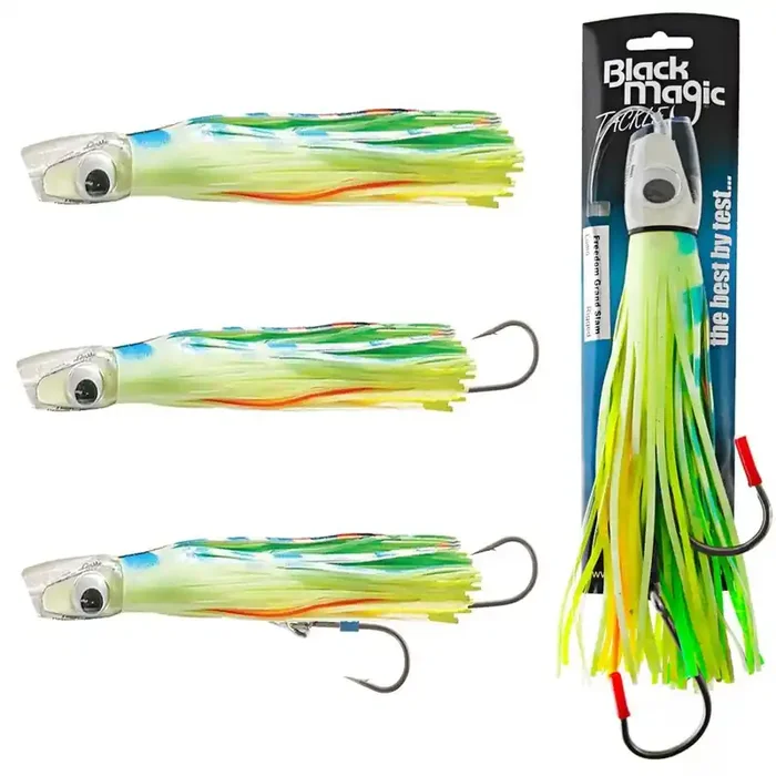 Black Magic Freedom Grand Slammer Tuna Lure 27cm Lumo