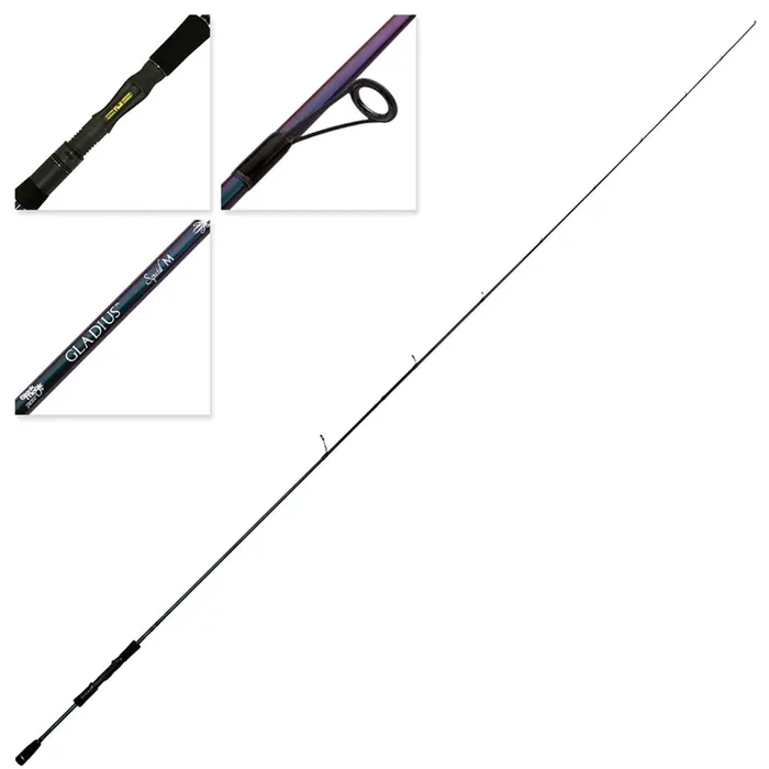 Black Magic GLADIUS M Squid Rod White 8ft 3in PE0.6-1.5 2pc