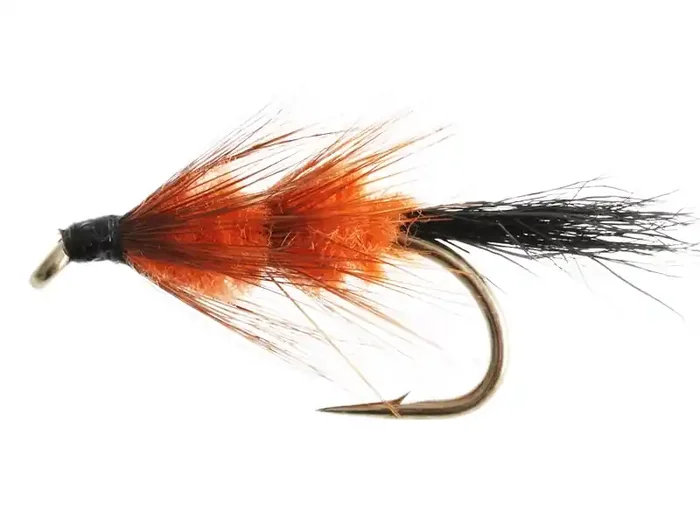 Black Magic Red Setter Trout Fly Dark Tail A06 2.5cm
