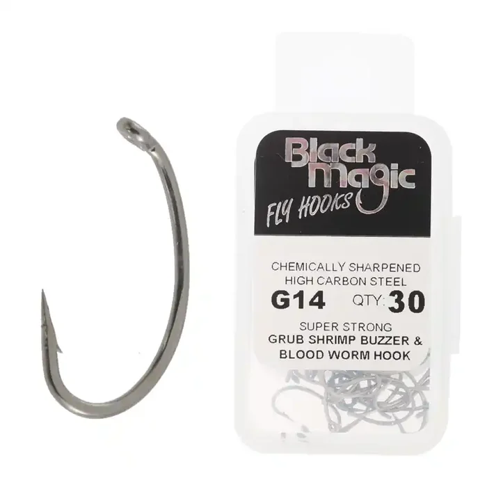 Black Magic Series G Fly Hooks Qty 30