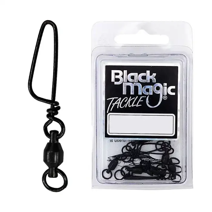 Black Magic Twin Spin Ball Bearing Game Swivels