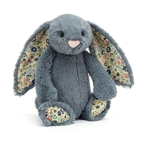 Blossom Bunny Dusky Blue JellyCat Medium