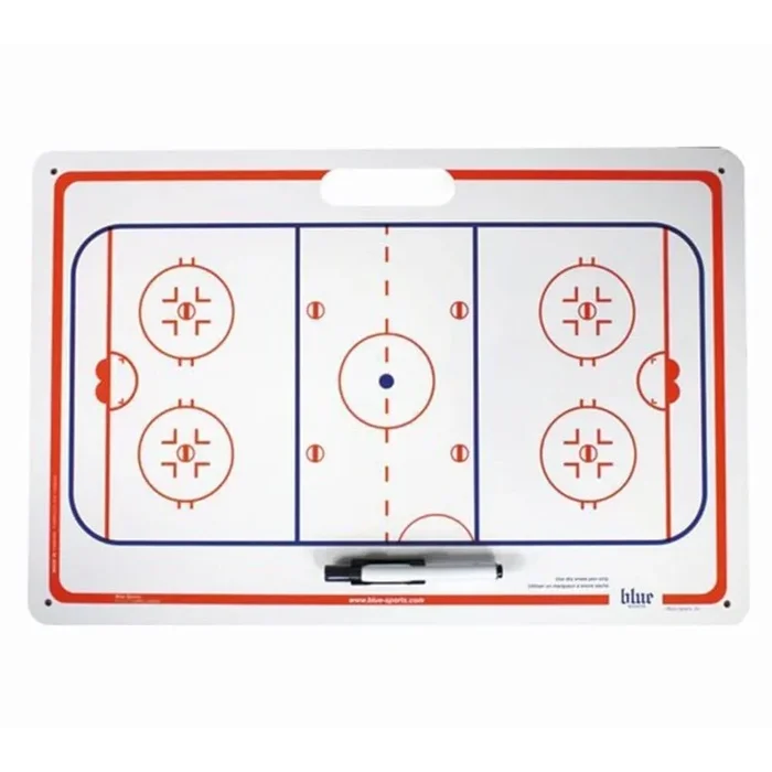 Blue Sports Hockey Suction Cup Jumbo Coach Board