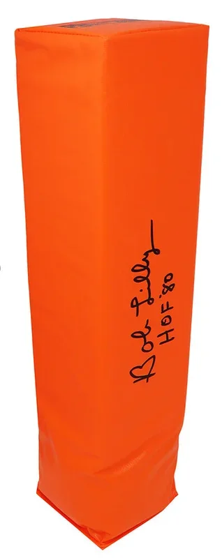 Bob Lilly Signed Orange Endzone Pylon w/HOF’80