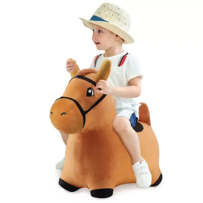 Bouncy Pals Hopping Animal – Bouncy Brown Horse