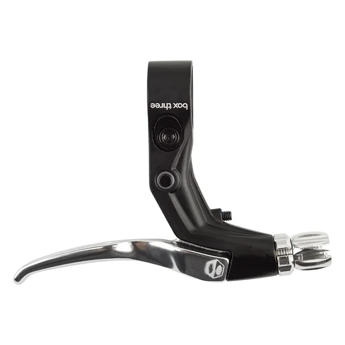 Box Three Brake Lever Silver Single Short