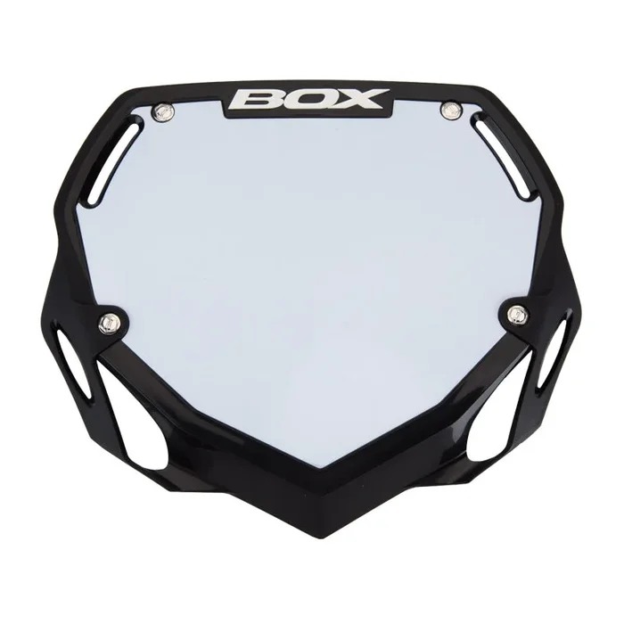 Box Two Number Plate Black – Large