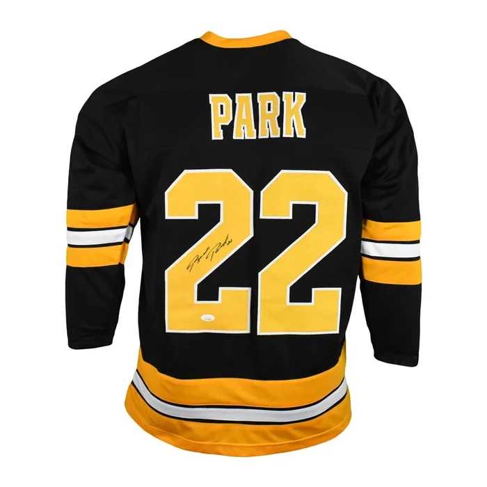Brad Park Signed Boston Black Hockey Jersey (JSA)