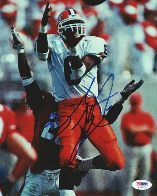 Brandon Lloyd Autographed 8×10 Photo Illinois Fighting Illini PSA/DNA #S35512