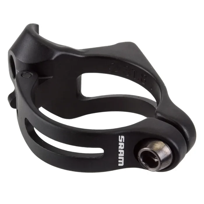 Braze-on Front Derailleur Clamp: 31.8mm with ChainSpotter Stop