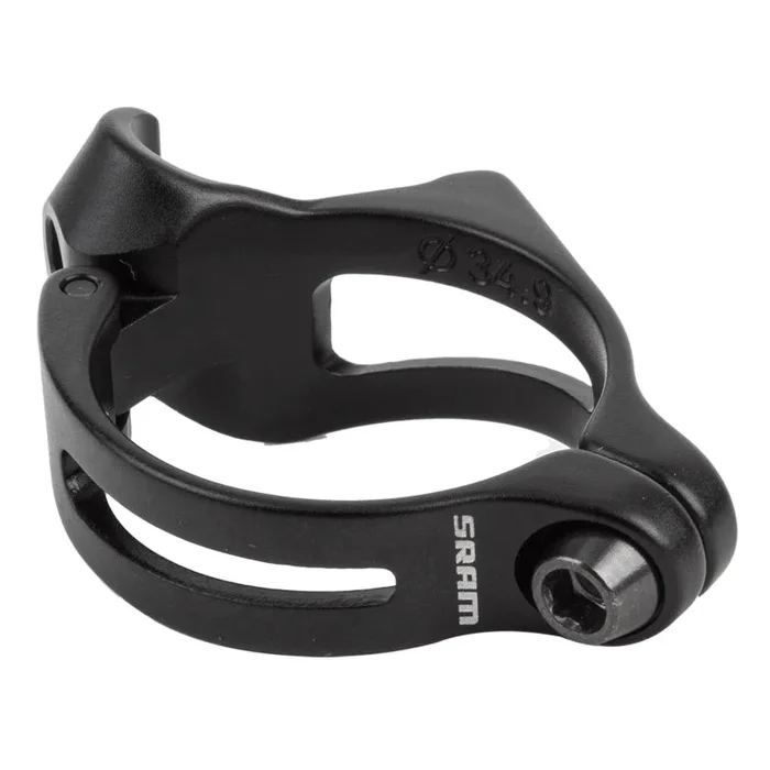 Braze-on Front Derailleur Clamp: 34.9mm with ChainSpotter Stop
