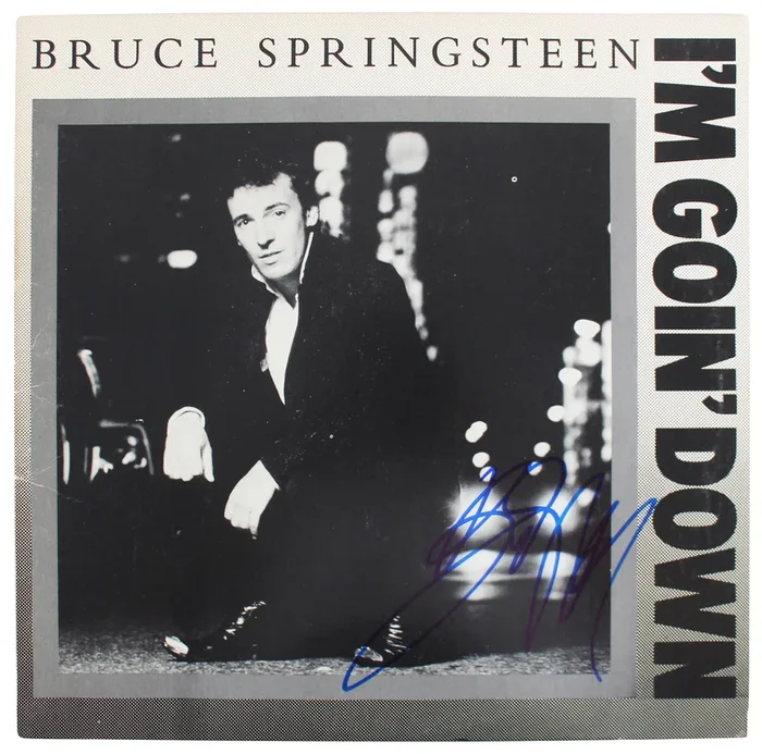 Bruce Springsteen Signed I’m Going Down Album Cover Auto Graded 10! BAS #AB77694