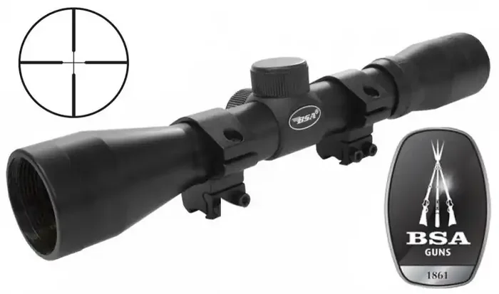BSA .22 Special 4×32 Scope with Rings