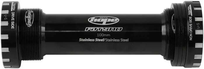 BSA Threaded Bottom Bracket – 100mm Fat Bike For 24mm Spindle Stainless BLK