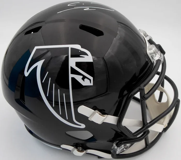 Calvin Ridley Autographed Atlanta Falcons Full Size Speed Replica Helmet (Smudge) Beckett BAS E46866