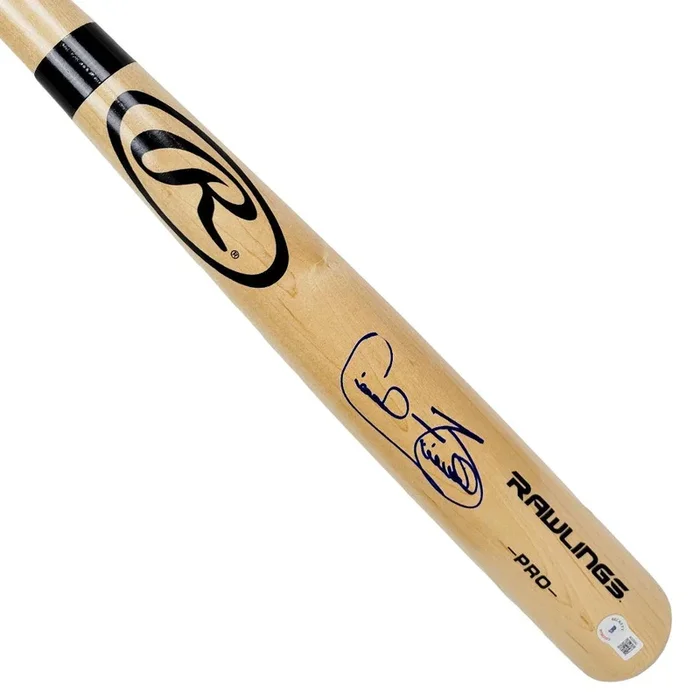 Cecil Fielder Signed Rawlings Blonde Baseball Bat (Beckett)