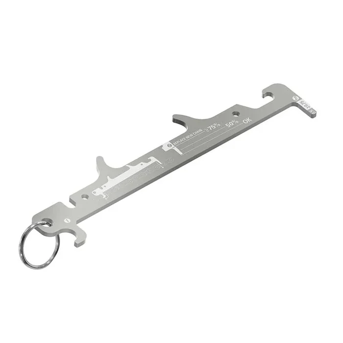 Chain Gauge Wear Indicator Silver