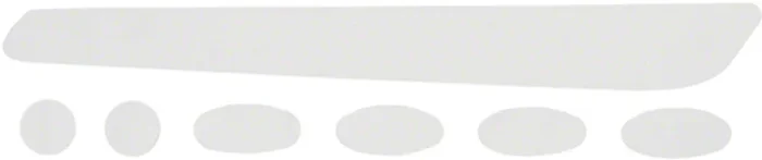 Chainstay Protector and Frame Dots – Clear