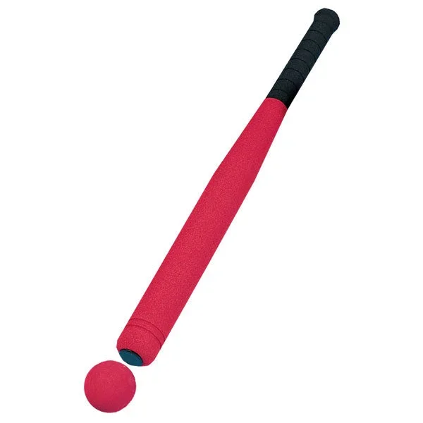 Champion Sports 24″ Foam Covered Bat And Ball